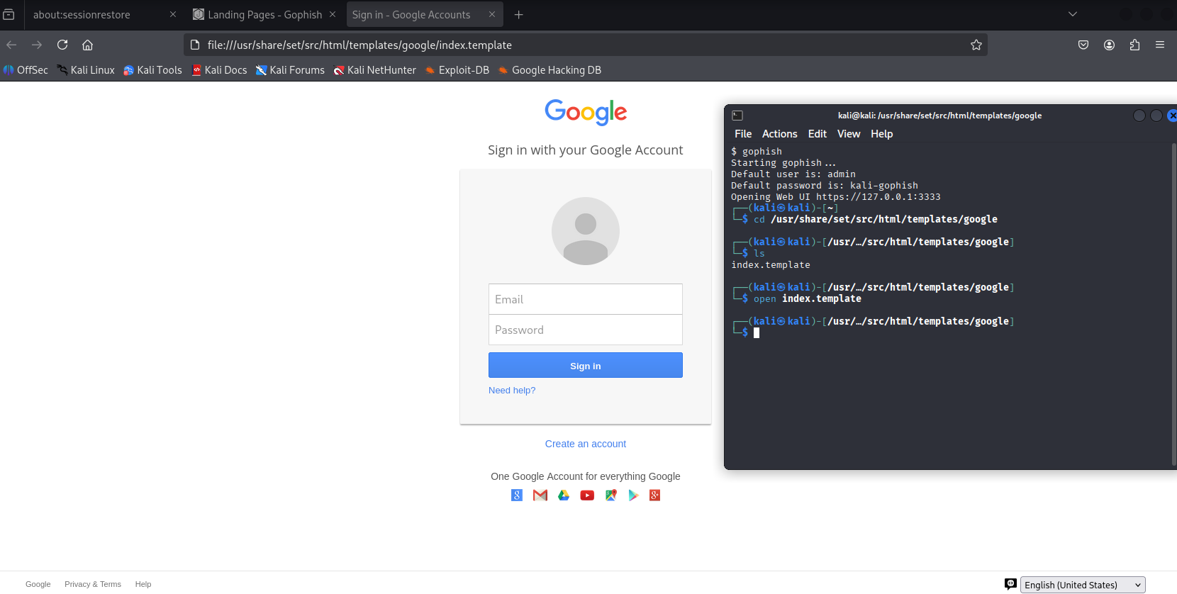 Google Index Page